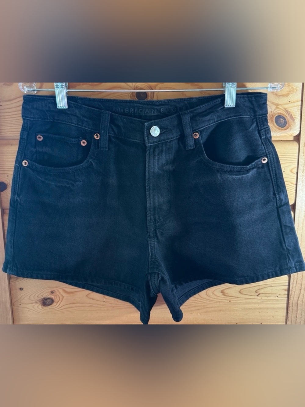 AE 3" Strigid Super High-Waisted Relaxed Denim Short Size 6 NWOT